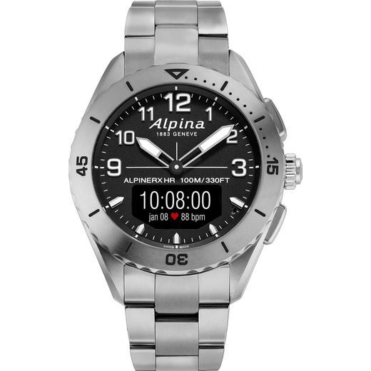 ALPINA ALPINERX ALIVE TITANIUM HOROLOGICAL SMARTWATCH AL-284LBBW5TAQ1B - ALPINA - ZNAČKY