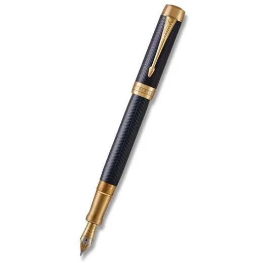 PLNICÍ PERO PARKER DUOFOLD PRESTIGE BLUE CHEVRON - FOUNTAIN PENS - ACCESSORIES