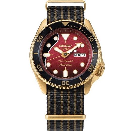 SEIKO 5 SPORTS BRIAN MAY LIMITED EDITION SRPH80K1 RED SPECIAL II - SEIKO - BRANDS