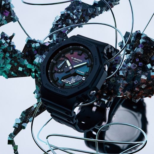 CASIO G-SHOCK GA-2100RW-1AER RAINBOW BRICK WALL SERIES - CASIOAK - ZNAČKY