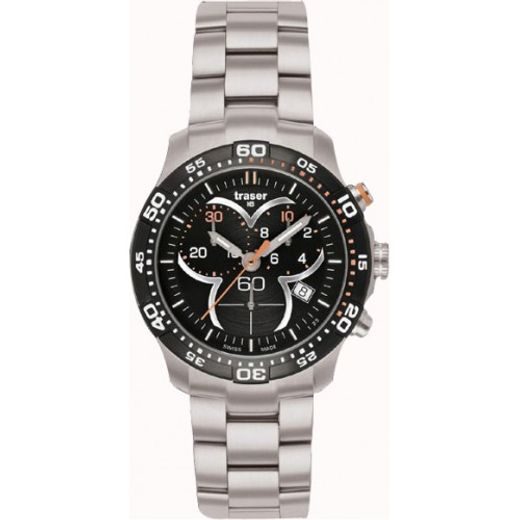 TRASER LADYTIME CHRONOGRAPH BLACK STEEL - TRASER - BRANDS