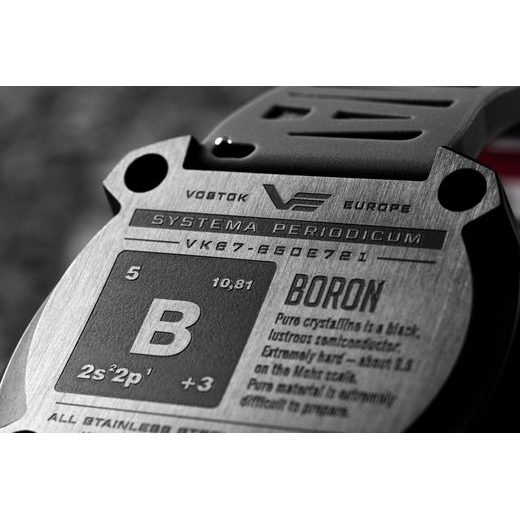 VOSTOK EUROPE SYSTEMA PERIODICUM BORON VK67-650E721B - SYSTEMA PERIODICUM - BRANDS