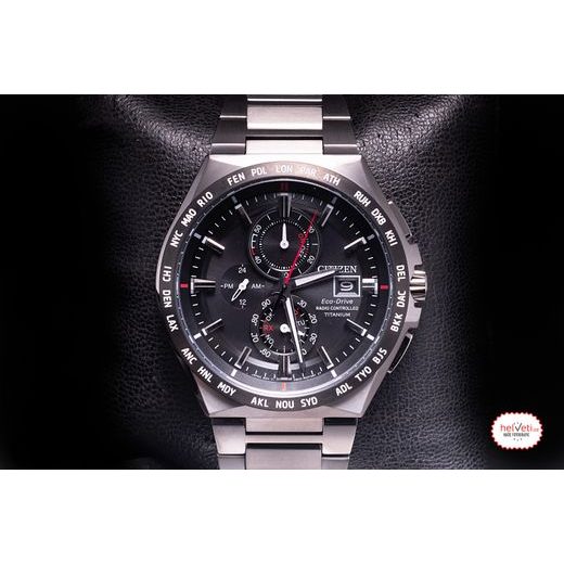 CITIZEN WORLDTIME RADIO CONTROLLED SUPER TITANIUM AT8234-85E - SUPER TITANIUM - BRANDS