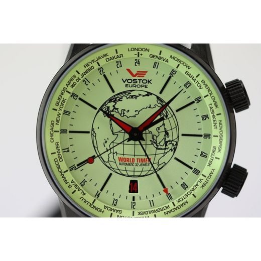 VOSTOK EUROPE GAZ-14 LIMOUZINE WORLD TIMER LINE 2426/5604240 - VOSTOK EUROPE - ZNAČKY