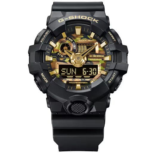 CASIO G-SHOCK GA-700CF-1AER CAMO AND GOLD - G-SHOCK - MĂRCI