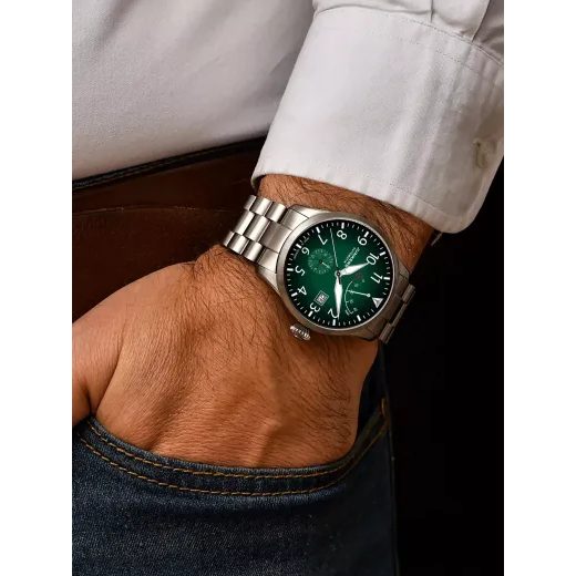 JUNKERS FLIEGER POWERRESERVE 964.01.06.M - FLIEGER - ZNAČKY