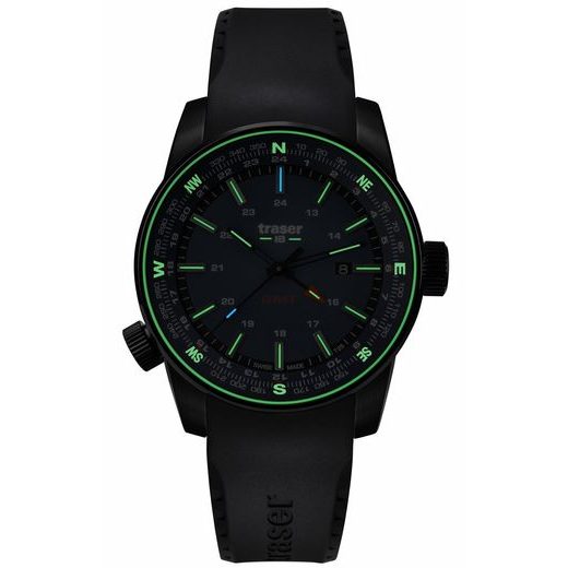 TRASER P68 PATHFINDER GMT GREEN, RUBBER - TACTICAL - BRANDS