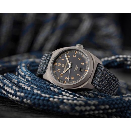 FORMEX FIELD AUTOMATIC ASH GREY NYLON-VELCRO BLACK STRAP - FIELD AUTOMATIC - BRANDS