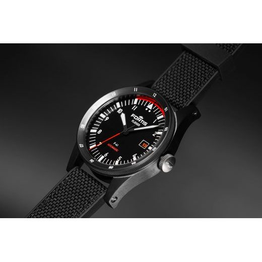 FORTIS FLIEGER F-41 WERK 7 MISSION BLACK LIMITED EDITION F4220030 - FLIEGER - BRANDS