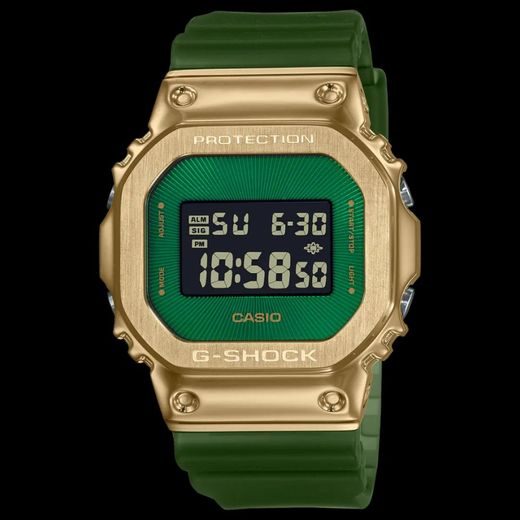 CASIO G-SHOCK GM-5600CL-3ER EMERALD GOLD - G-SHOCK - BRANDS
