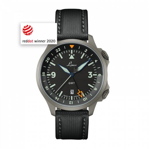 LACO FLIEGER FRANKFURT GMT SCHWARZ - PILOT SPECIAL MODELS - ZNAČKY