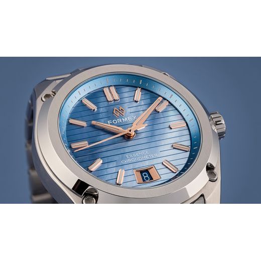 FORMEX ESSENCE THIRTYNINE AUTOMATIC CHRONOMETER MOTHER OF SKY STEEL BRACELET 0333.1.6603.100 - ESSENCE - BRANDS