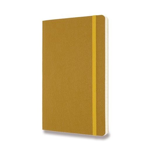 KOŽENÝ ZÁPISNÍK MOLESKINE - MĚKKÉ DESKY - L, LINKOVANÝ ŽLUTÝ 1331/1727244 - DIARIES AND NOTEBOOKS - ACCESSORIES