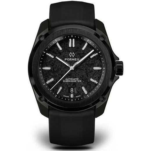 FORMEX ESSENCE LEGGERA FORTYONE AUTOMATIC CHRONOMETER FORGED CARBON BLACK RUBBER 0331.4.6399.910 - ESSENCE LEGGERA - ZNAČKY