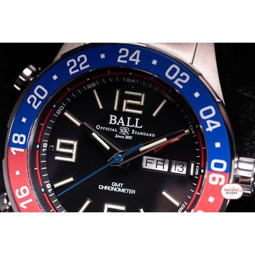 BALL ROADMASTER MARINE GMT COSC LIMITED EDITION DG3030B-S4C-BK - ROADMASTER - BRANDS