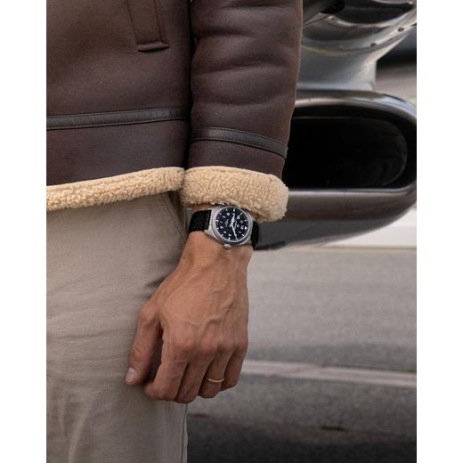 FORMEX AIRFIELD AUTOMATIC JET BLACK KHAKI GREEN NYLON-VELCRO 0661.1.6526.877 - FIELD AUTOMATIC - MĂRCI