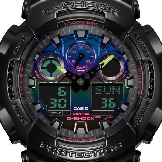 CASIO G-SHOCK GA-100RGB-1AER VIRTUAL RAINBOW SERIES - G-SHOCK - ZNAČKY