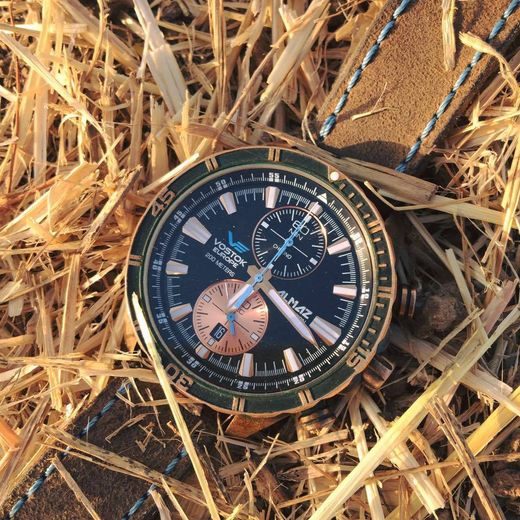 VOSTOK EUROPE ALMAZ BRONZE LINE 6S11/320O266 - ALMAZ SPACE STATION - ZNAČKY