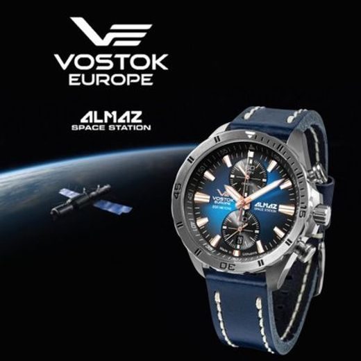 VOSTOK EUROPE ALMAZ CHRONO LINE 6S11-320A675 - ALMAZ SPACE STATION - BRANDS
