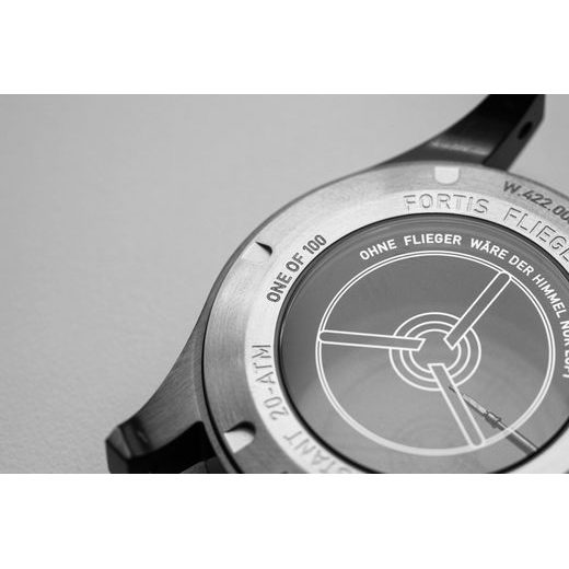 FORTIS FLIEGER F-41 WERK 7 MISSION BLACK LIMITED EDITION F4220030 - FLIEGER - BRANDS