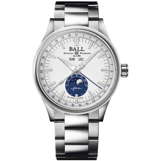 BALL ENGINEER II MOON CALENDAR NM3016C-S1J-WH - ENGINEER II - BRANDS