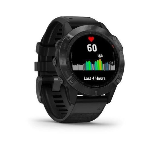 GARMIN FENIX6 PRO GLASS, BLACK/BLACK BAND (MAP/MUSIC) 010-02158-02 - GARMIN - ZNAČKY