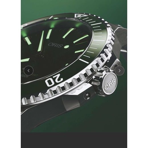 ORIS AQUIS DATE 41,5 MM KELP FOREST LIMITED EDITION 01 733 7787 4187-SET - AQUIS - BRANDS