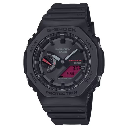 CASIO G-SHOCK GA-B2100BBR-1AER BLACK AND BOLD RED SERIES - CASIOAK - BRANDS