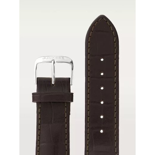 LEATHER STRAP JUNKERS 20MM - BROWN/BROWN STITCHING - STRAPS - ACCESSORIES