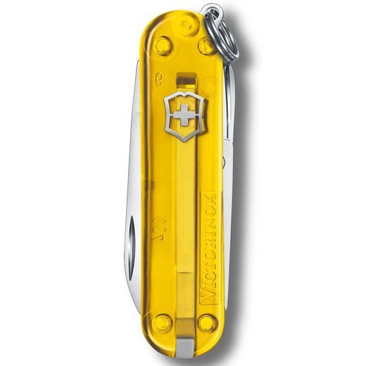 KNIFE VICTORINOX CLASSIC SD TRANSPARENT COLORS TUSCAN SUN - POCKET KNIVES - ACCESSORIES