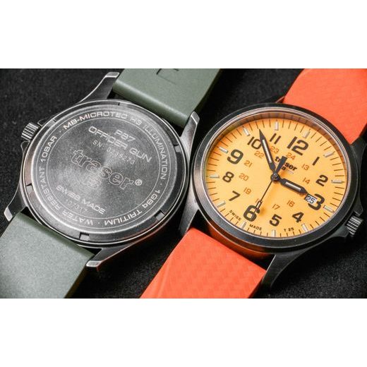 TRASER P67 OFFICER PRO GUNMETAL ORANGE SILICONE - HERITAGE - BRANDS