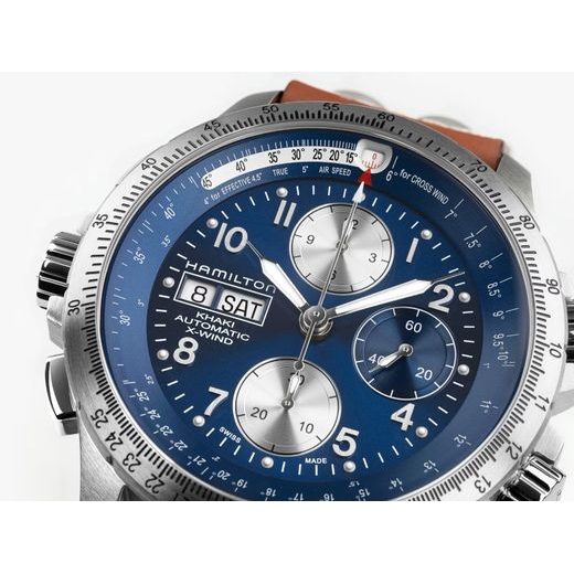 HAMILTON KHAKI AVIATION X-WIND AUTO CHRONO H77506540 - KHAKI AVIATION - BRANDS