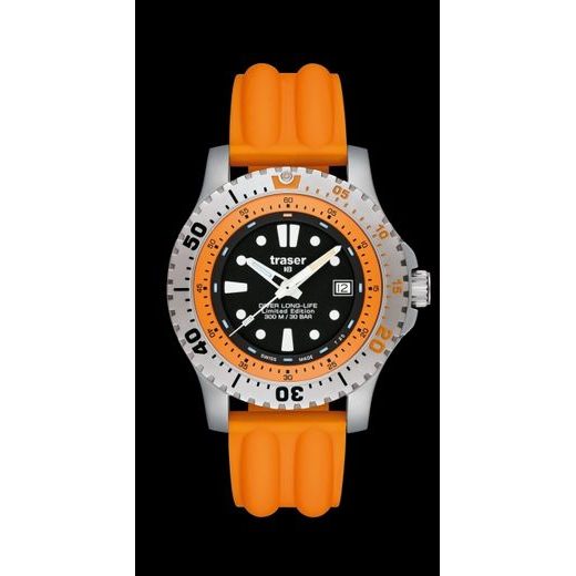 TRASER DIVER LONG-LIFE ORANGE LIMITED EDITION ORANŽ. SIL. - TRASER - ZNAČKY