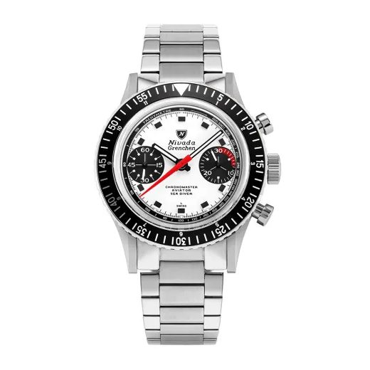 NIVADA GRENCHEN CHRONOMASTER SINGER NEWMAN - INTER. BEZEL - MANUAL - CHRONOMASTER - ZNAČKY