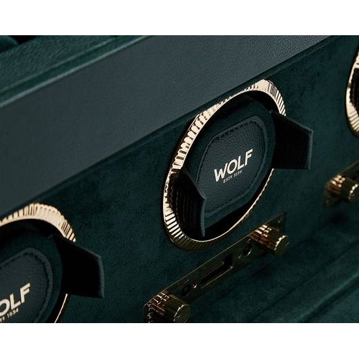 WATCH WINDER WOLF BRITISH RACING GREEN 792341 - WATCH WINDERS - ACCESSORIES