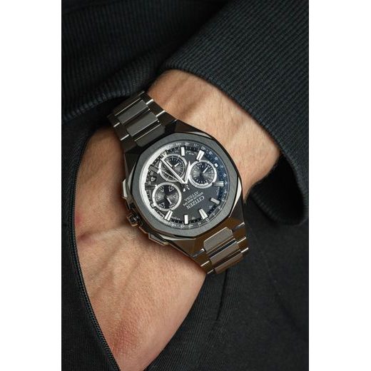CITIZEN ATTESA SPACESHIP SATELLITE WAVE GPS CC4104-53E - SUPER TITANIUM - ZNAČKY