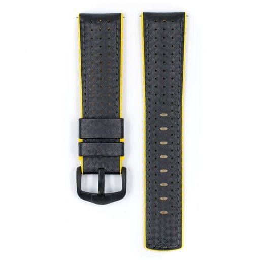 ŘEMÍNEK HIRSCH AYRTON 5 - ČERNO-ŽLUTÝ - STRAPS - ACCESSORIES