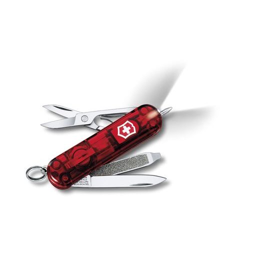 NŮŽ VICTORINOX SIGNATURE LITE ČERVENÝ TRANSPARENTNÍ 0.6226.T - KAPESNÍ NOŽE - OSTATNÍ
