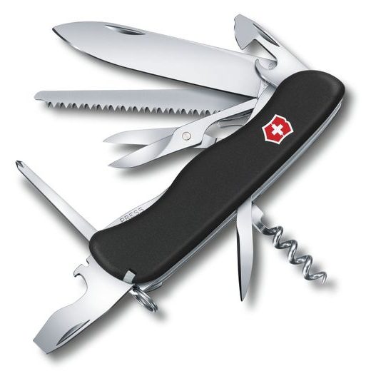 NŮŽ VICTORINOX OUTRIDER BLACK - KAPESNÍ NOŽE - OSTATNÍ