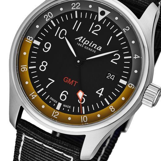 ALPINA STARTIMER PILOT QUARTZ GMT AL-247BBG4S6 - ALPINA - ZNAČKY