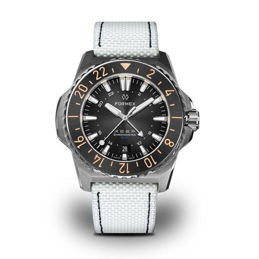 FORMEX REEF GMT AUTOMATIC CHRONOMETER BLACK DIAL WITH BLUE GMT - REEF - BRANDS