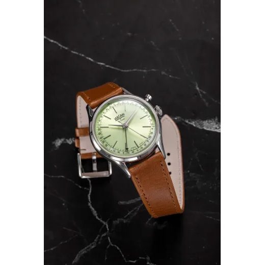 VULCAIN CRICKET PRESIDENT 39 MM - PISTACHIO GREEN - CRICKET PRESIDENT - ZNAČKY