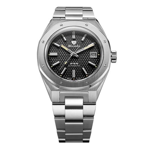 NIVADA GRENCHEN F77 BLACK DATE 41 MM - F77 - BRANDS