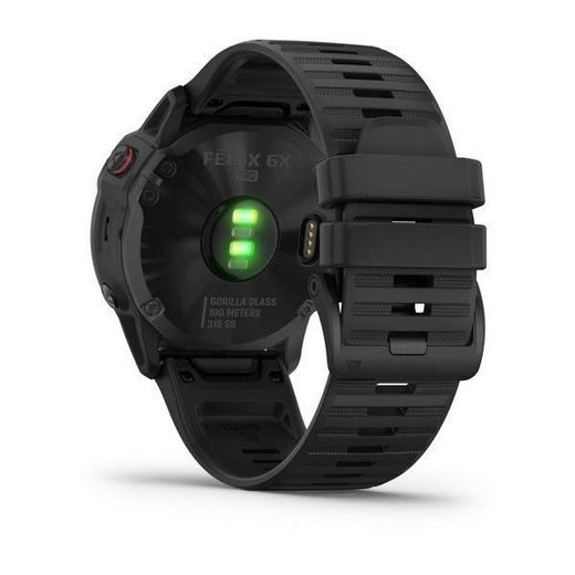 GARMIN FENIX6X PRO GLASS, BLACK/BLACK BAND (MAP/MUSIC) 010-02157-01 - GARMIN - ZNAČKY