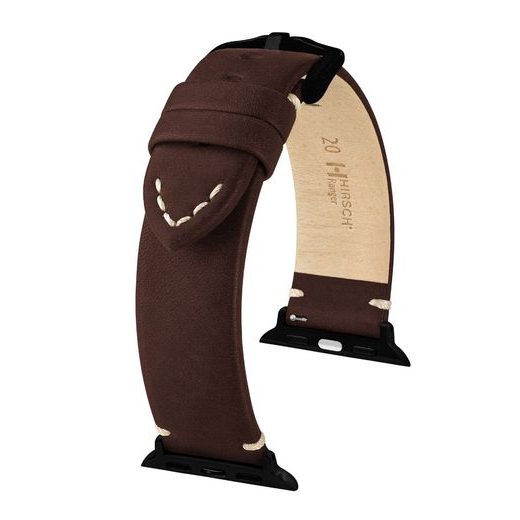 ŘEMÍNEK HIRSCH RANGER PRO APPLE WATCH - HNĚDÝ - STRAPS - ACCESSORIES