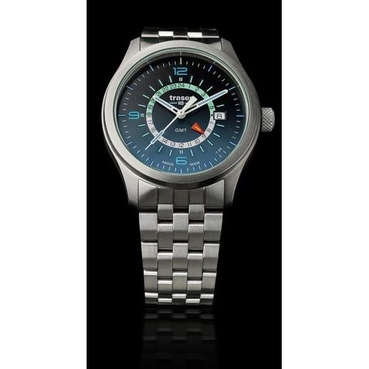 TRASER AURORA GMT BLUE - OCEL - CLASSIC - ZNAČKY