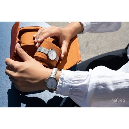 KOŽENÉ CESTOVNÍ POUZDRO HELVETI (PRO 2 HODINKY) - BOXY NA HODINKY - OSTATNÍ