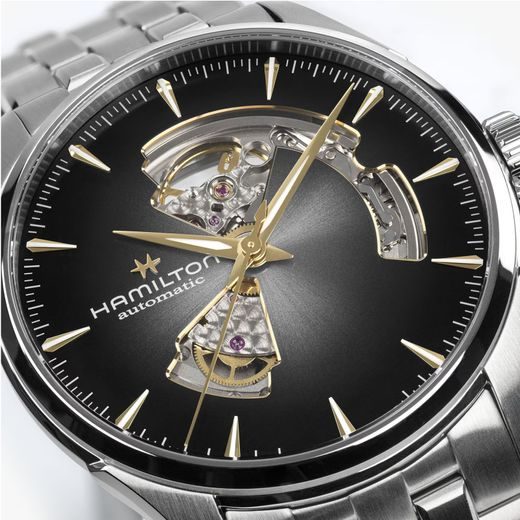 HAMILTON JAZZMASTER OPEN HEART AUTO 42 MM H32705180 - JAZZMASTER - ZNAČKY