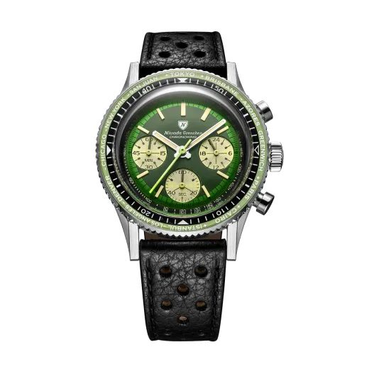 NIVADA GRENCHEN CHRONOKING RACING GREEN - INTER. BEZEL - CHRONOMASTER - BRANDS
