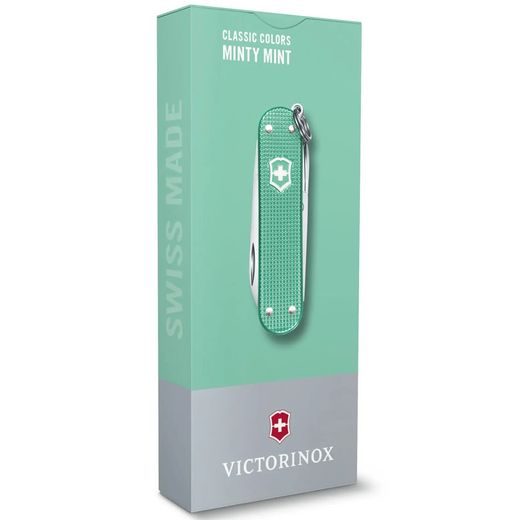 KNIFE VICTORINOX CLASSIC SD ALOX COLORS MINTY MINT - POCKET KNIVES - ACCESSORIES